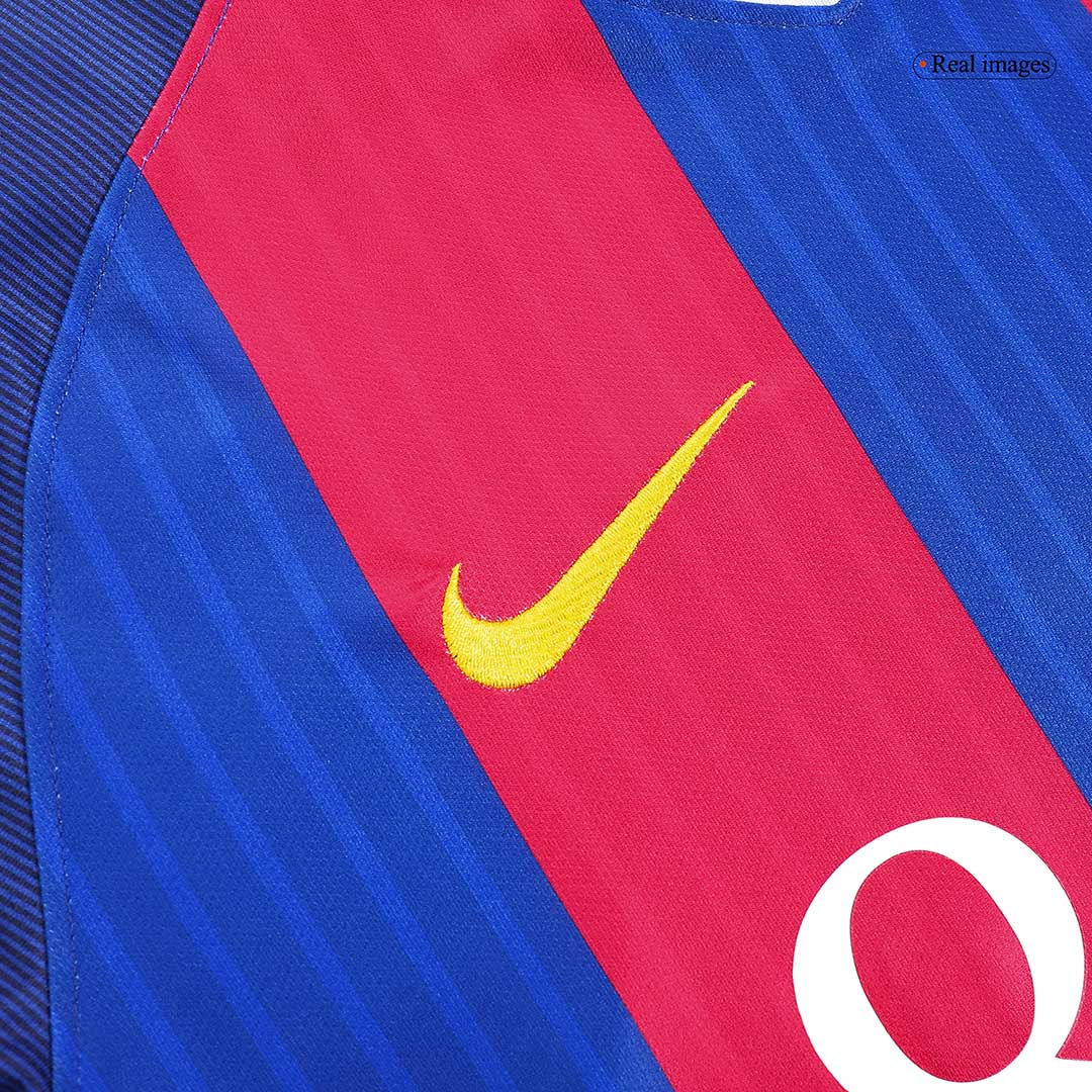 SUÁREZ #9 Retro Barcelona Home Jersey 2016/17