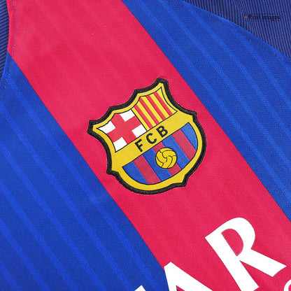 SUÁREZ #9 Retro Barcelona Home Jersey 2016/17