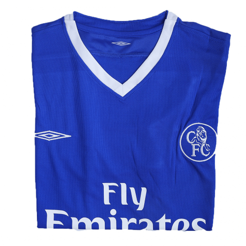 Drogba #15 Retro Chelsea Home Jersey 2003/05