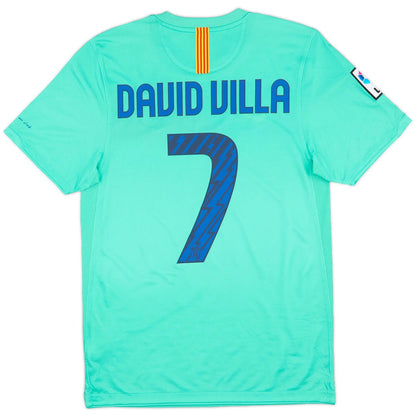 David Villa #7 Retro Barcelona Away Jersey 2010/11