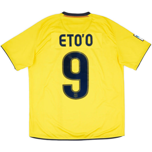 Eto'o #9 Retro Barcelona Away Jersey 2008/09