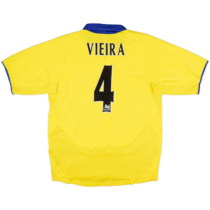 Vieira #4 Retro Arsenal Away Jersey 2003/04