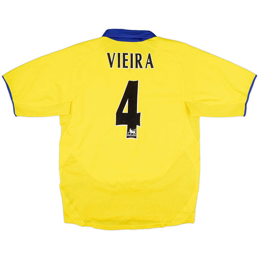 Vieira #4 Retro Arsenal Away Jersey 2003/04