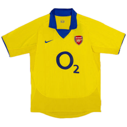 Bergkamp #10 Retro Arsenal Away Jersey 2003/04