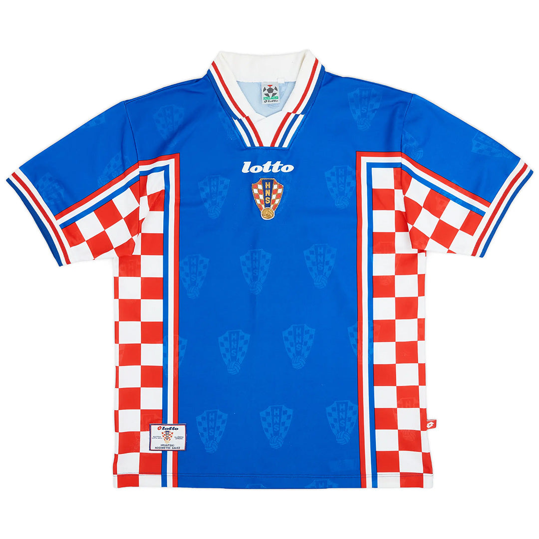 Šuker #9 Retro Croatia Away Jersey World Cup 1998