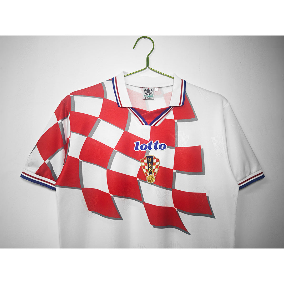 Šuker #9 Retro Croatia Home Jersey World Cup 1998