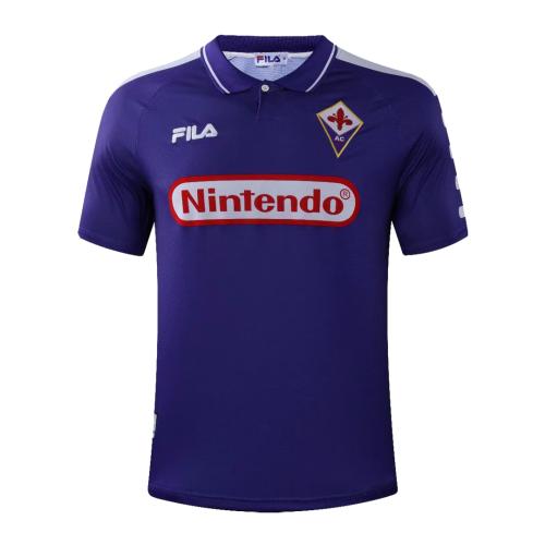 Rui Costa #10 Retro Fiorentina Home Jersey 1998/99