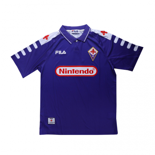 Rui Costa #10 Retro Fiorentina Home Jersey 1998/99