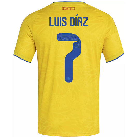 Luis Díaz #7 Colombia Home Jersey World Cup 2026