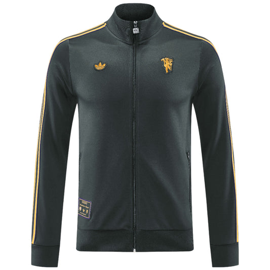 Manchester United Anthem Jacket Black 2025/26