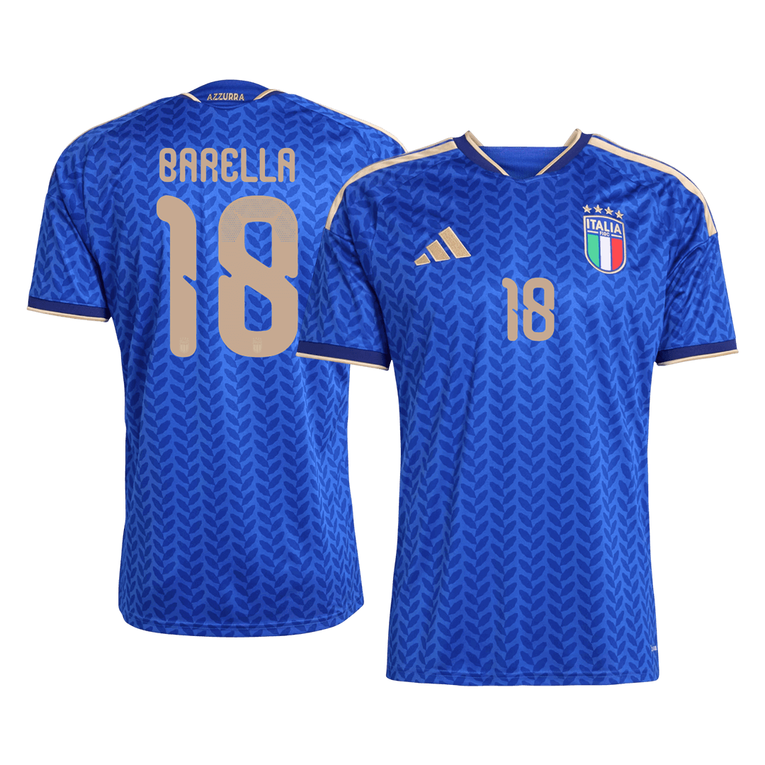 BARELLA #18 Italy Home Jersey World Cup 2026