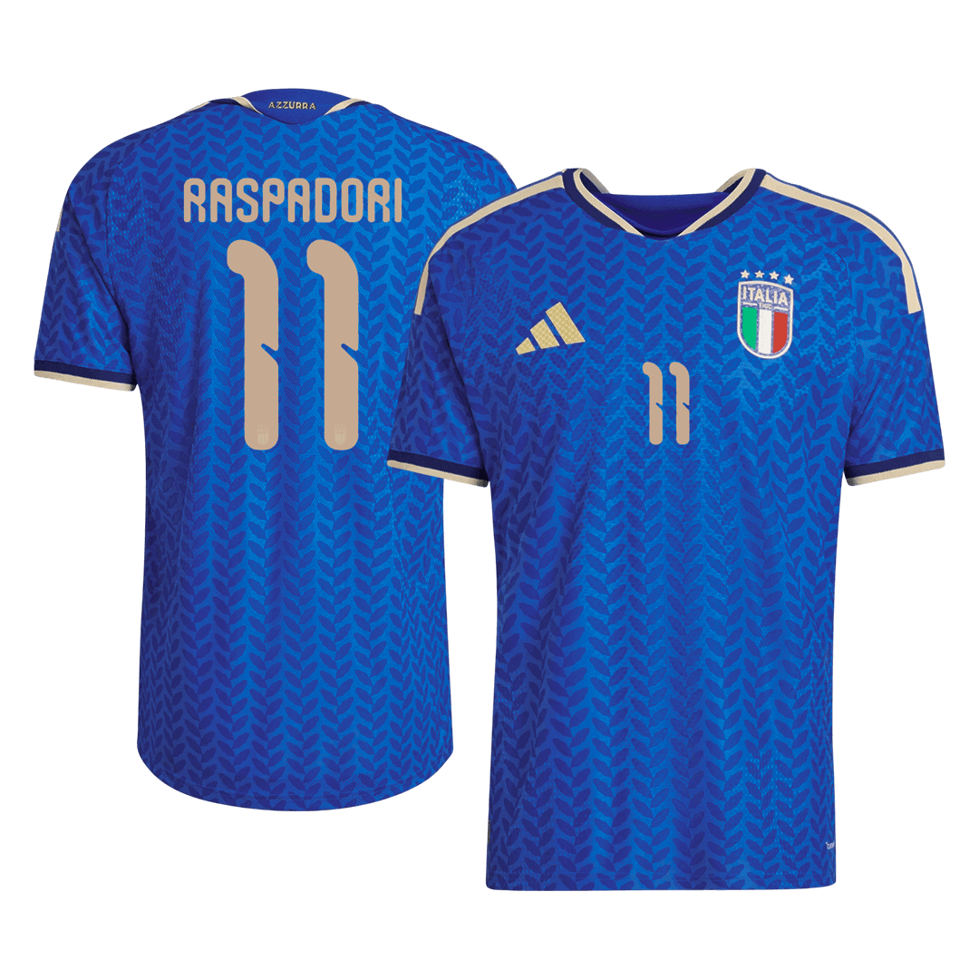 RASPADORI #11 Italy Home Match Jersey Player Version World Cup 2026