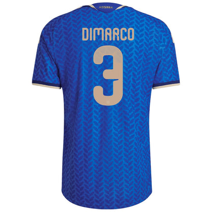 DIMARCO #3 Italy Home Match Jersey Player Version World Cup 2026