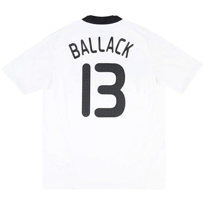 Ballack #13 Retro Germany Home Jersey Euro Cup 2008