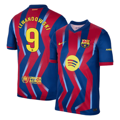 LEWANDOWSKI #9 Barcelona Fourth 'El Clásico' Jersey 2025/26