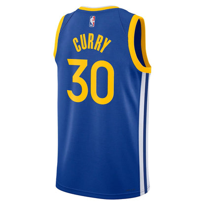 Unisex Golden State Warriors Stephen Curry #30 Royal Swingman Jersey - Icon Edition
