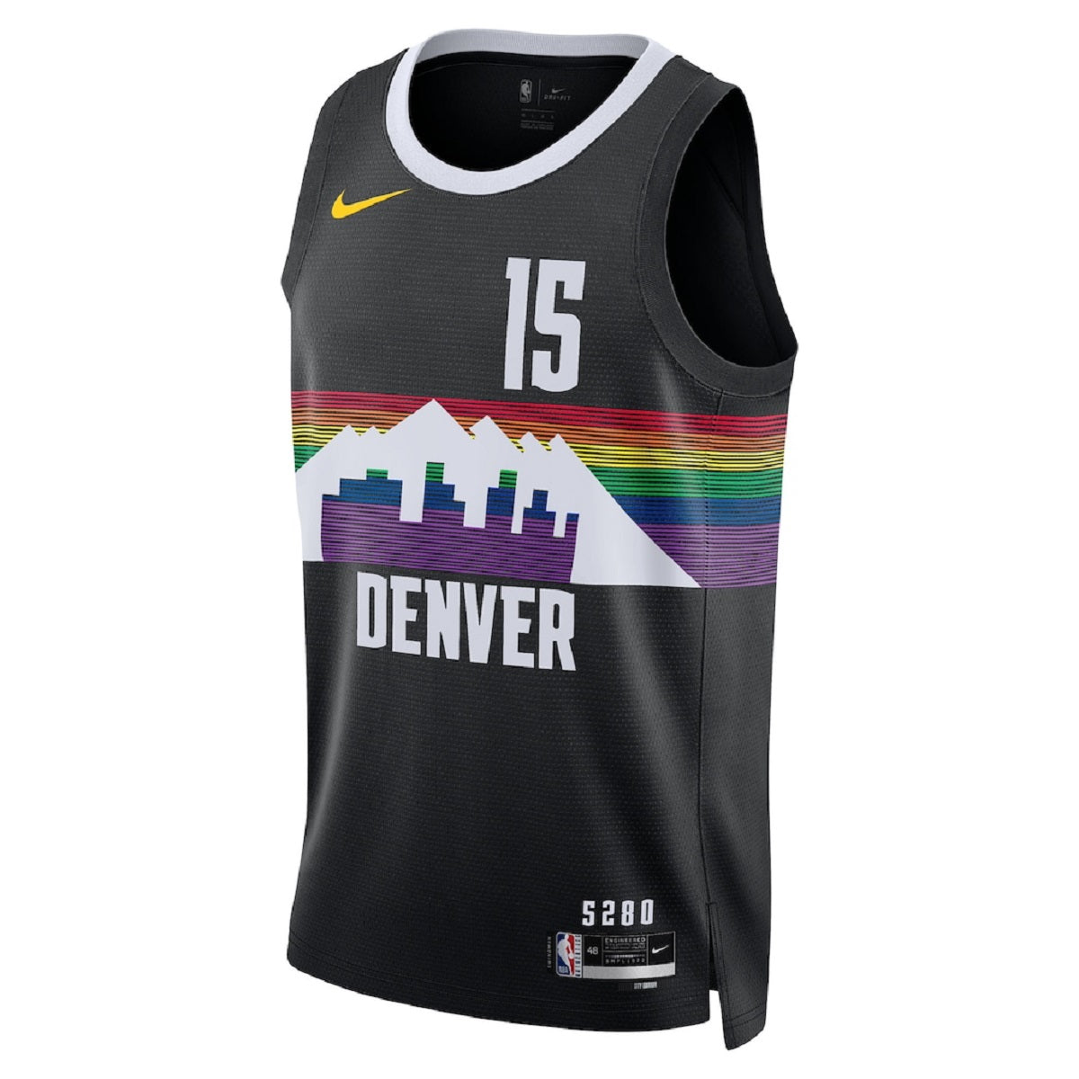 Unisex Denver Nuggets Nikola Jokić #15 Black Swingman Jersey 2025/26 - City Edition