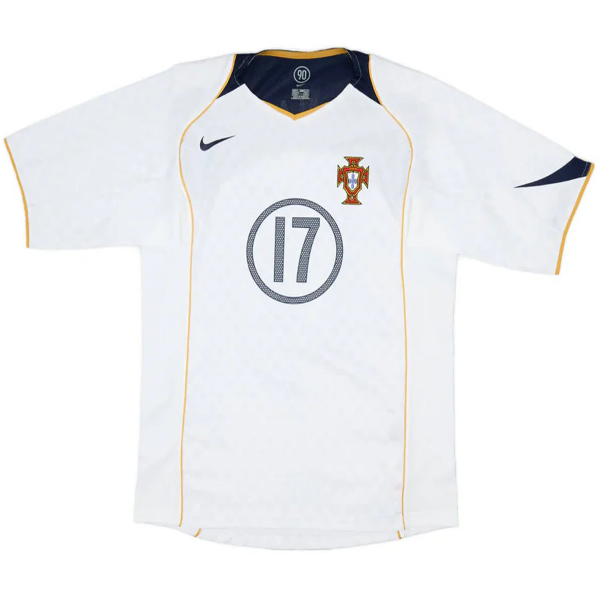 C.RONALDO #17 Retro Portugal Away Jersey Euro Cup 2004
