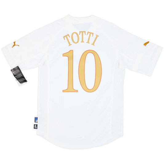 TOTTI #10 Retro Italy Away Jersey Euro Cup 2004