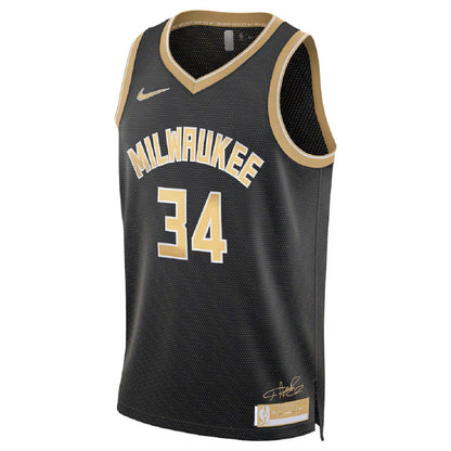 Unisex Milwaukee Bucks Giannis Antetokounmpo #34 Black Select Series Swingman Jersey