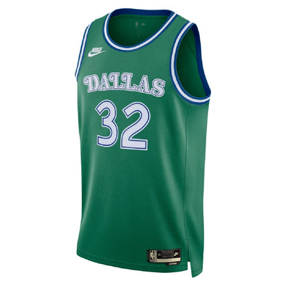 Unisex Dallas Mavericks Cooper Flagg #32 Green Swingman Jersey - Classic Edition