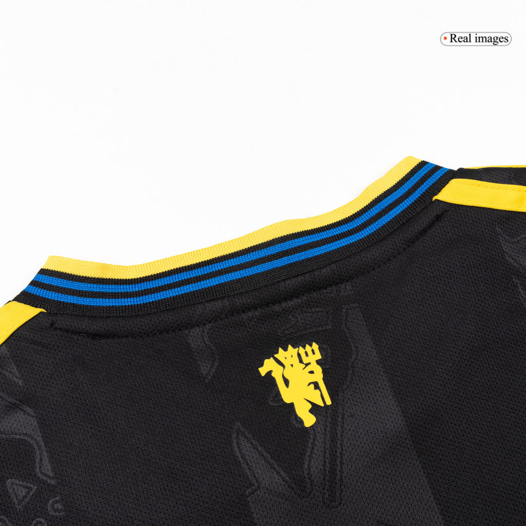 Kids Manchester United Third Jersey Full Kit 2025/26
