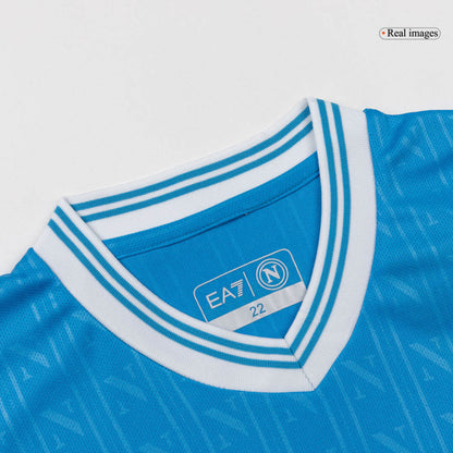 Kids Napoli Home Jersey Full Kit 2025/26