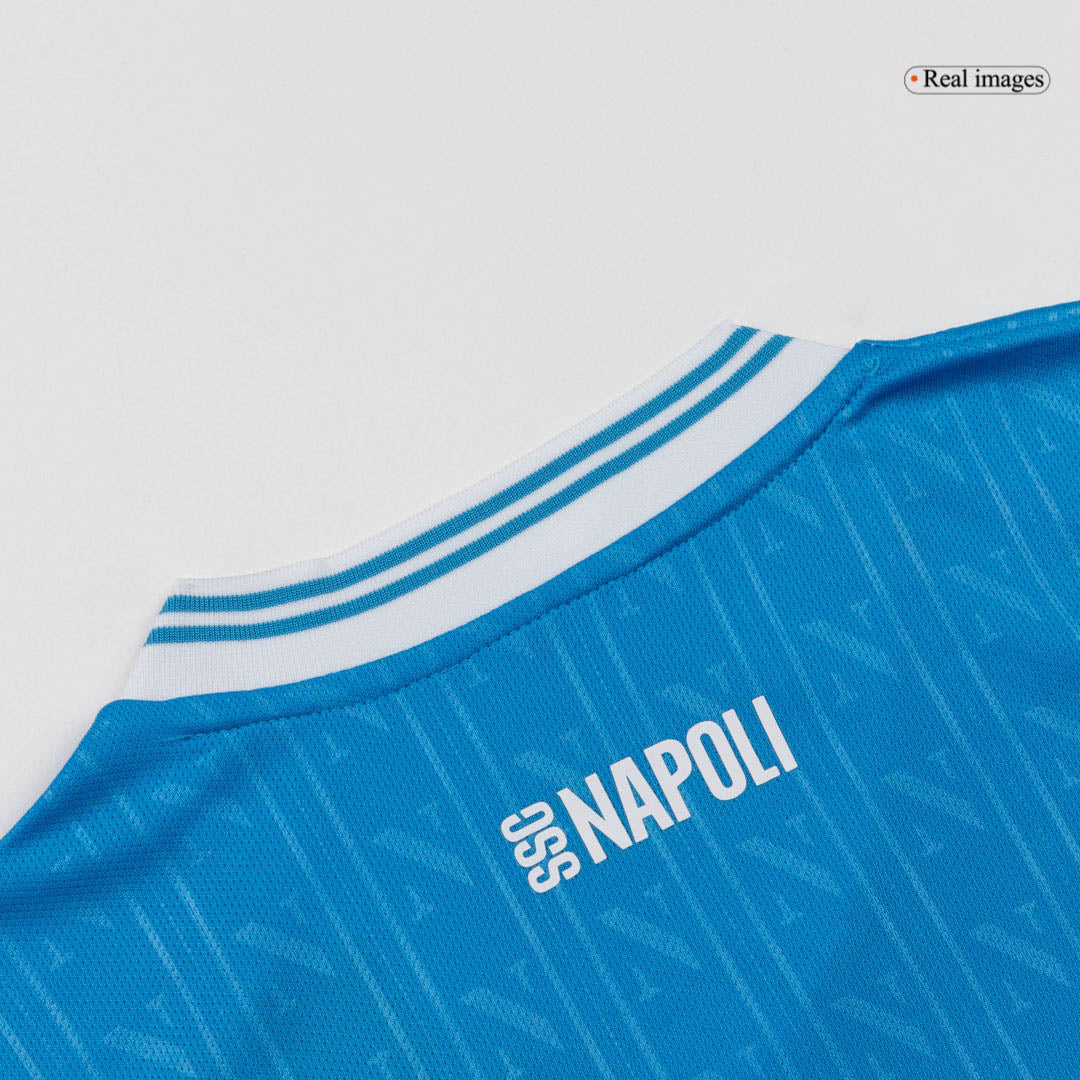 Kids Napoli Home Jersey Full Kit 2025/26