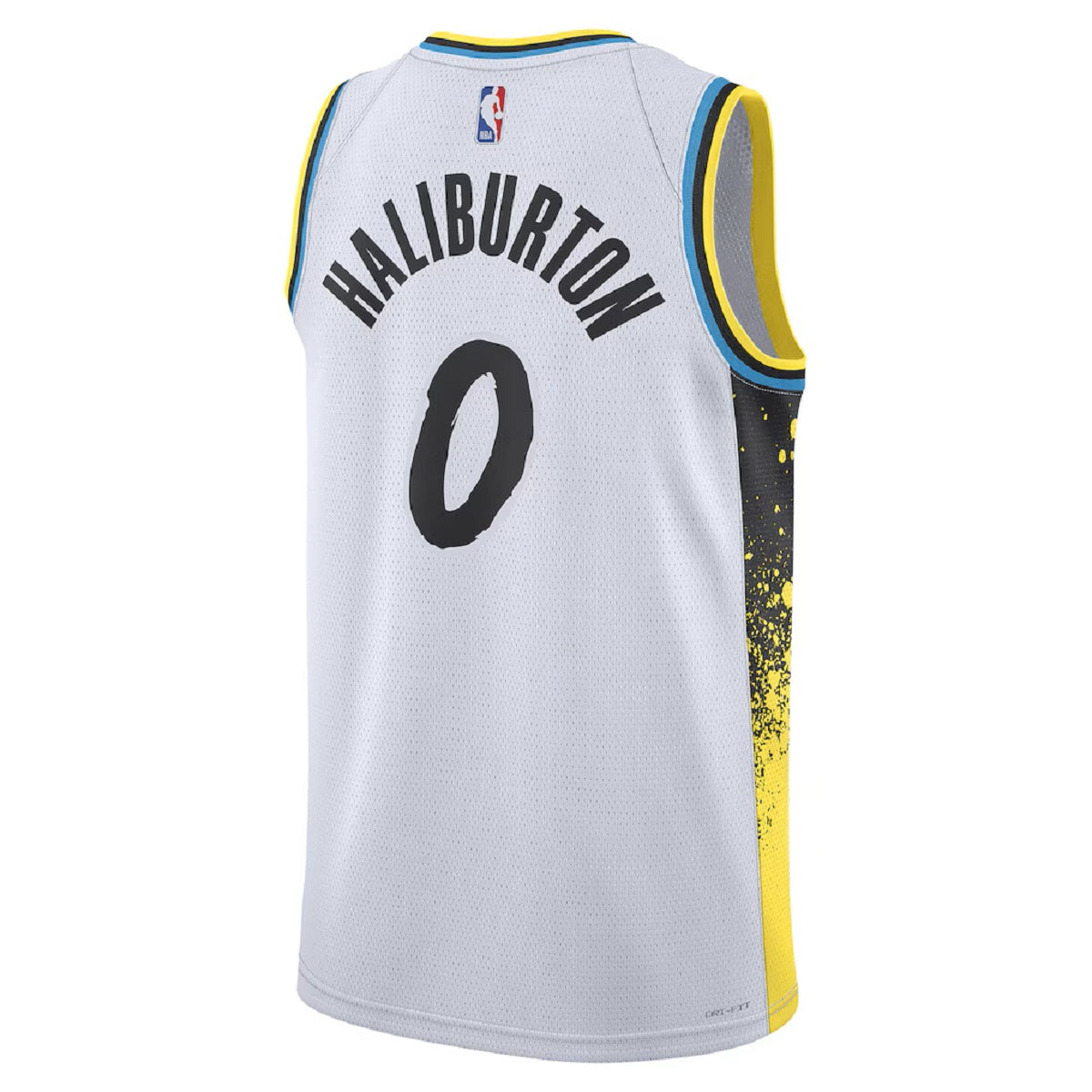 Unisex Indiana Pacers Tyrese Haliburton #0 White Swingman Jersey - City Edition