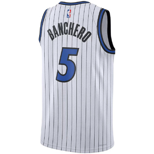Unisex  Orlando Magic Paolo Banchero #5 White Swingman Jersey - Association Edition