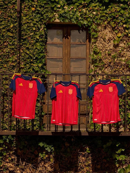 Spain Home Match Long Sleeve Jersey Player Version World Cup 2026