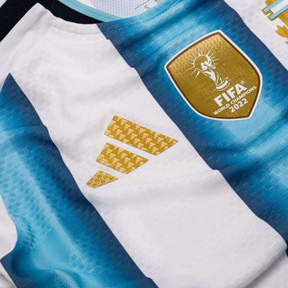 Argentina Home Match Long Sleeve Jersey Player Version World Cup 2026