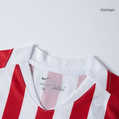 Kids Atletico Madrid Home Jersey Full Kit 2025/26