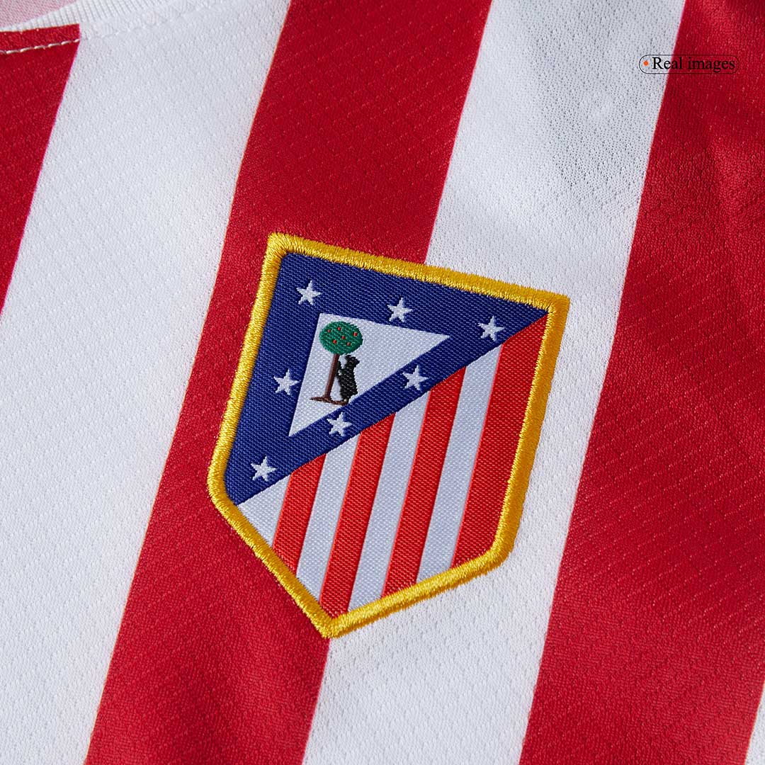 Kids Atletico Madrid Home Jersey Full Kit 2025/26