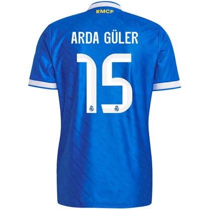 ARDA GÜLER #15 Real Madrid Third Match Jersey Player Version 2025/26