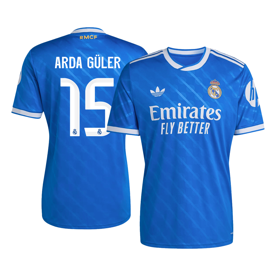 ARDA GÜLER #15 Real Madrid Third Jersey 2025/26