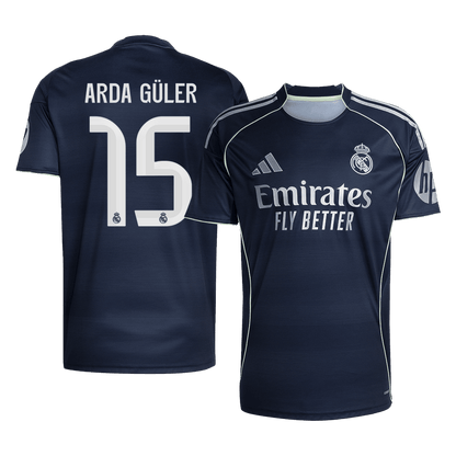 ARDA GÜLER #15 Real Madrid Away Jersey 2025/26 - [Super Replica]