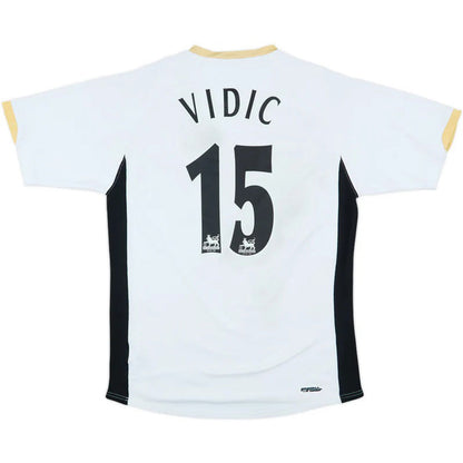 Vidic #15 Retro Manchester United Away Jersey 2006/08