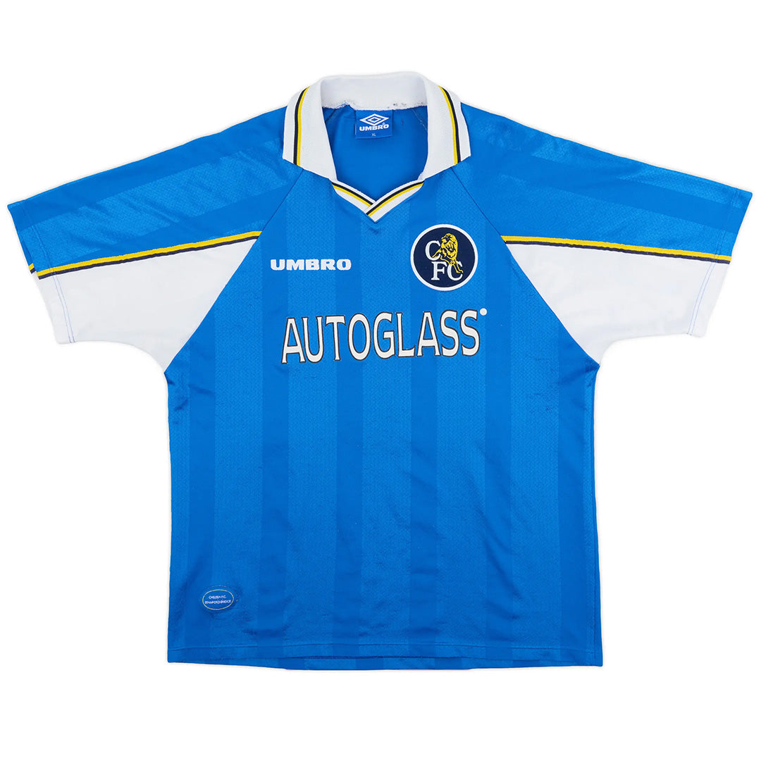 Vialli #9 Retro Chelsea Home Jersey 1997/99