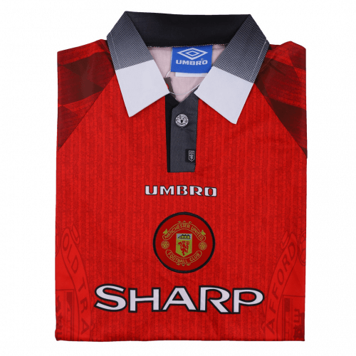 Cantona #7 Retro Manchester United Home Jersey 1996/98