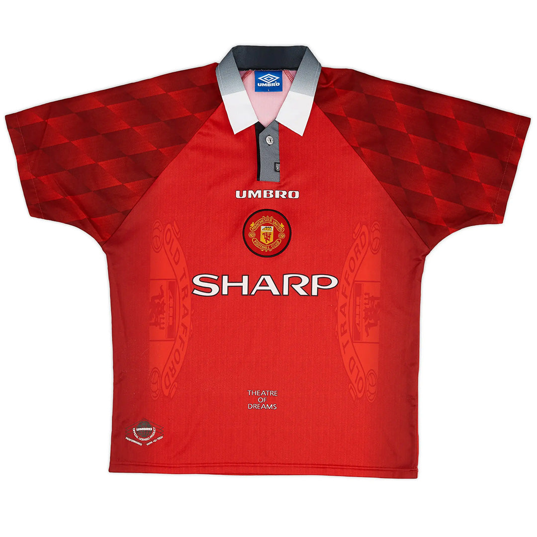 Keane #16 Retro Manchester United Home Jersey 1996/98