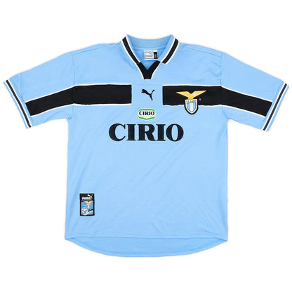 Mancini #10 Retro Lazio Home Jersey 1998/00