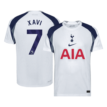 XAVI #7 Tottenham Hotspur Home Match Jersey Player Version 2025/26 - UCL