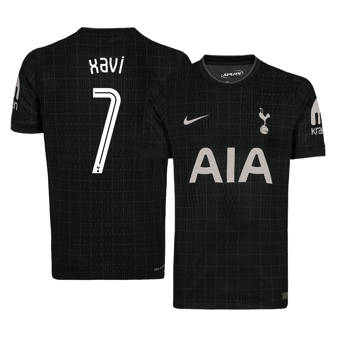 XAVI #7 Tottenham Hotspur Away Jersey 2025/26 - UCL