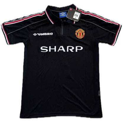 Beckham #7 Retro Manchester United Away Jersey 1998/99