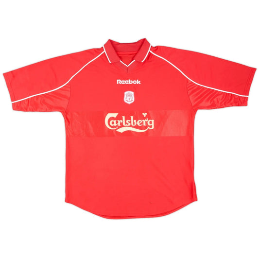 Gerrard #17 Retro Liverpool Home Jersey 2000/02