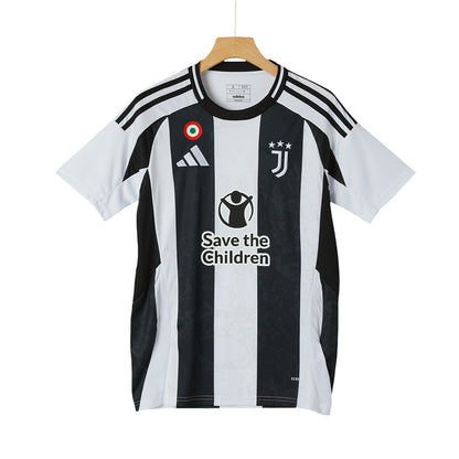 Juventus Home Save Children Sponsor Jersey