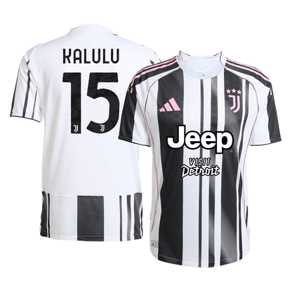 KALULU #15 Juventus Home Match Jersey Player Version 2025/26