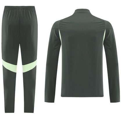Real Madrid Training Tracksuit Kit(Jacket+Pants) Green 2025/26