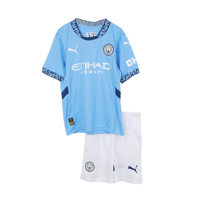 Kids Manchester City Home Jersey Kit